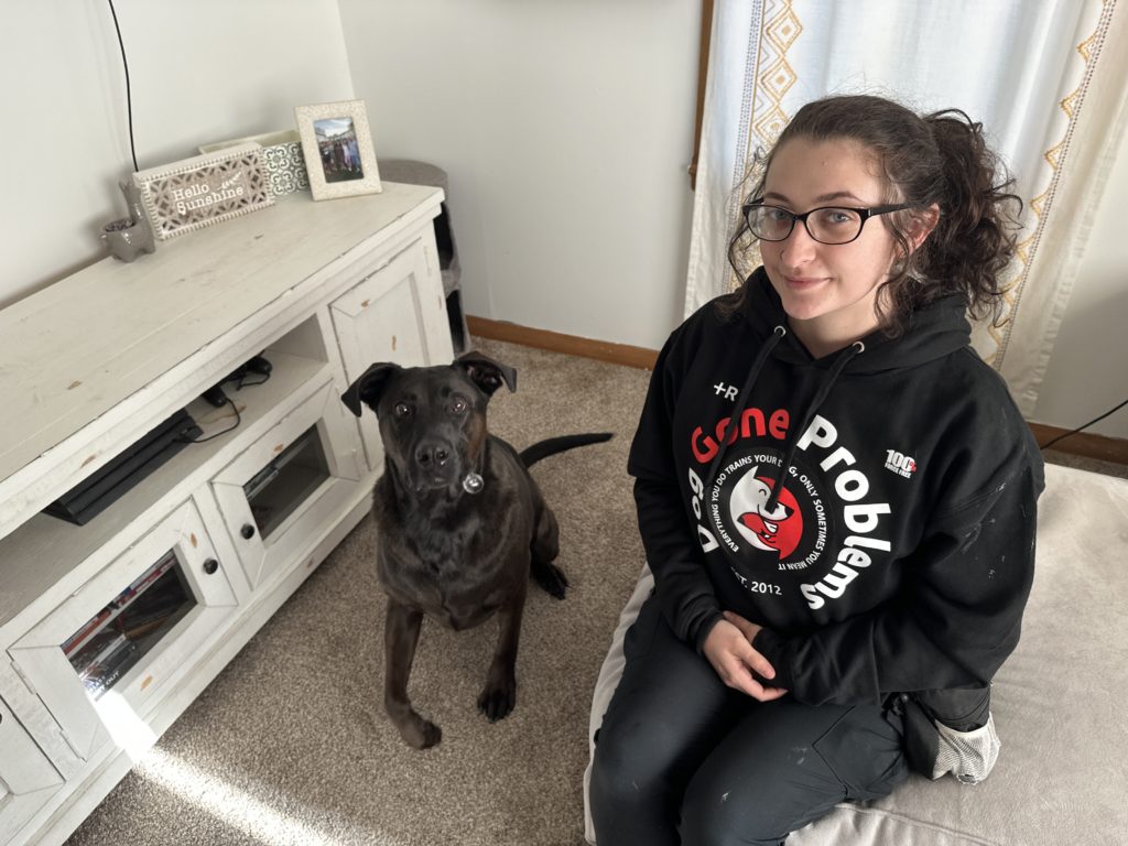 Jenna in Session - Omaha Dog Behavior Help